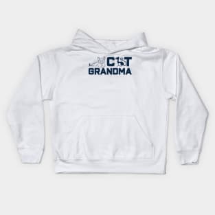 Cat grandma Kids Hoodie